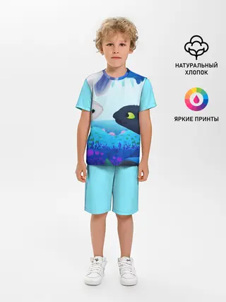 Детская пижама с шортами / Приручить Дракона