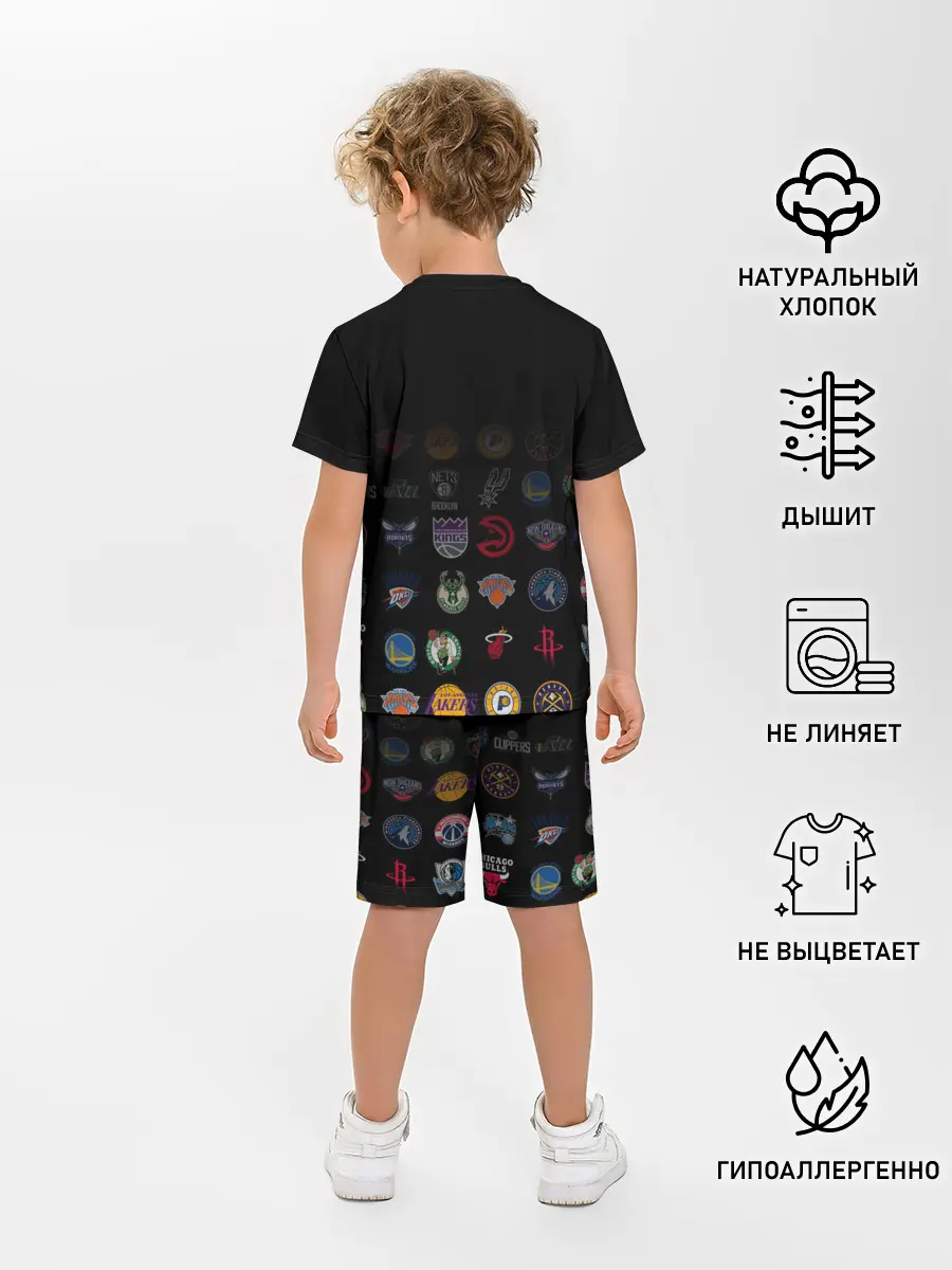 Детская пижама с шортами / Milwaukee Bucks