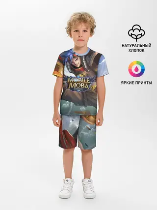 Детская пижама с шортами / nobile legends