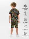 Детская пижама с шортами / Кислотный Диджей