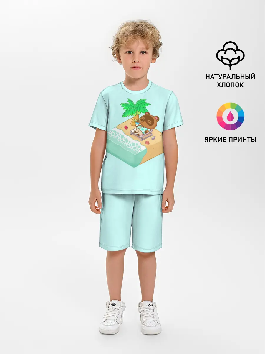 Детская пижама с шортами / Beach Crossing