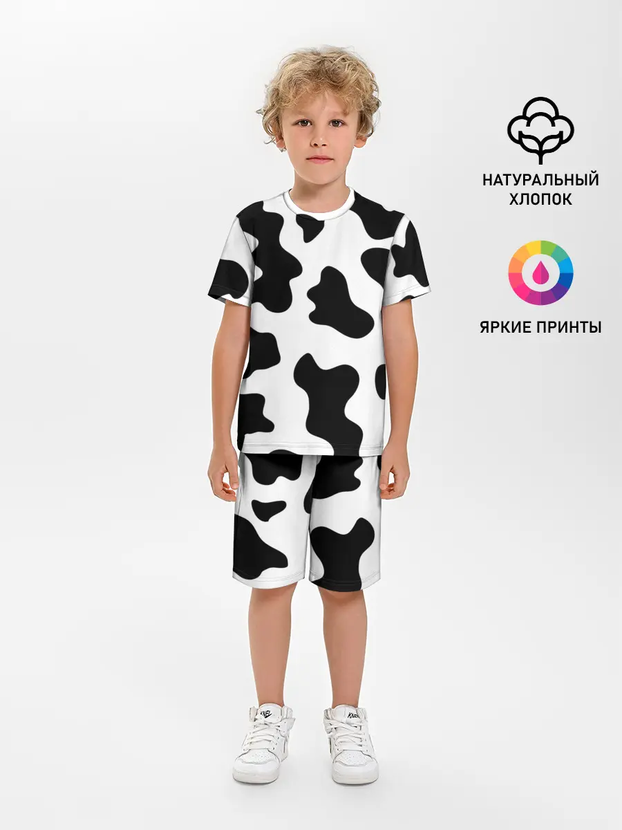 Детская пижама с шортами / Му-му