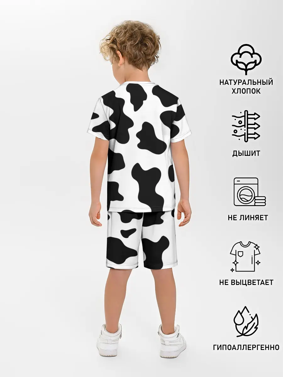 Детская пижама с шортами / Му-му