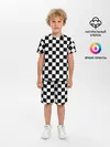 Детская пижама с шортами / Шахматка