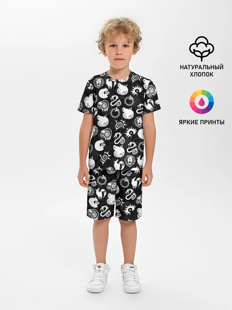 Детская пижама с шортами / SEVEN DEADLY SINS СИМВОЛЫ