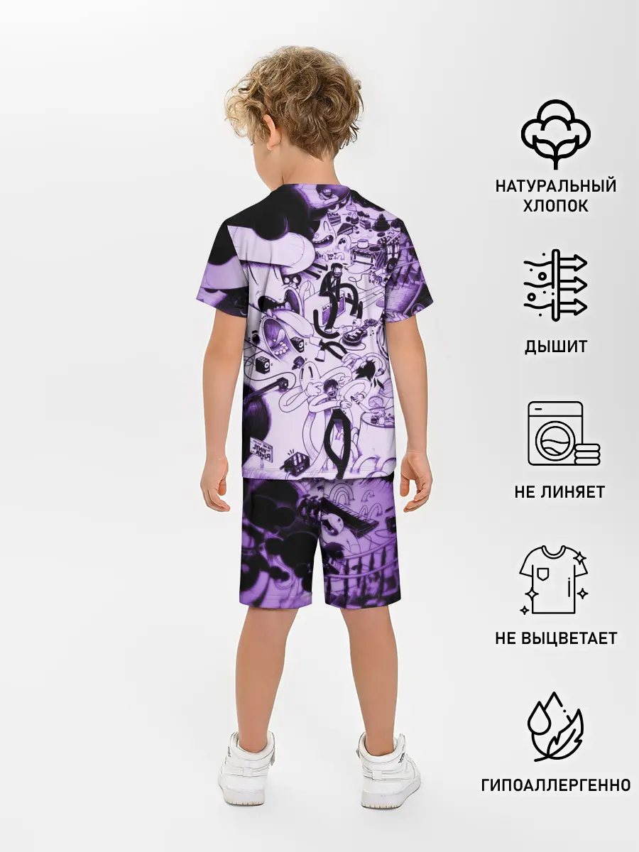 Детская пижама с шортами / HARD MULT | Мульт