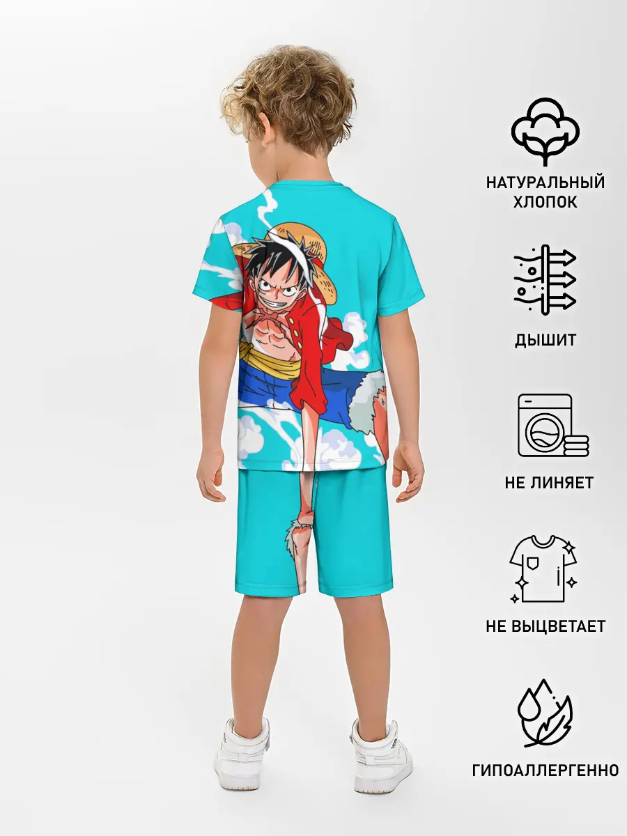 Детская пижама с шортами / Ван-Пис, Гому Гому но Ми