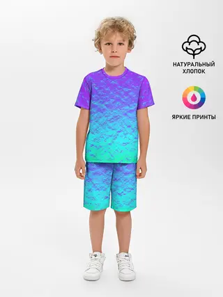 Детская пижама с шортами / ПЕРЛАМУТР