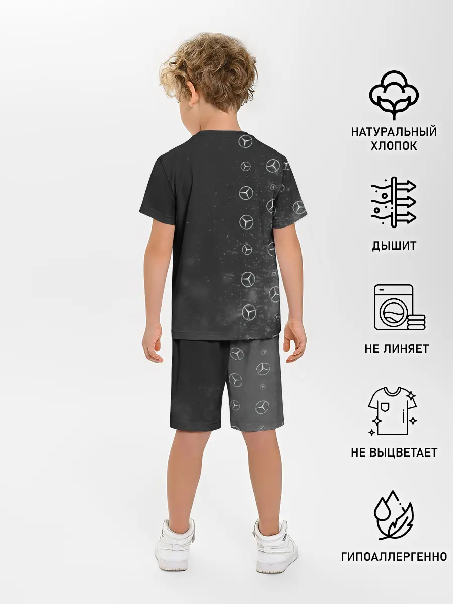 Детская пижама с шортами / Мерседес - Взрыв