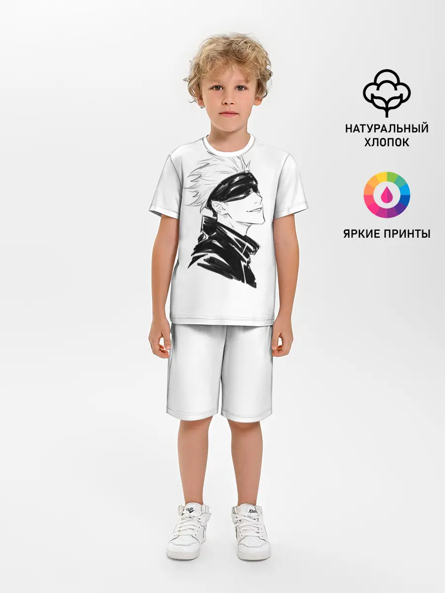 Детская пижама с шортами / Smile | Jujutsu kai