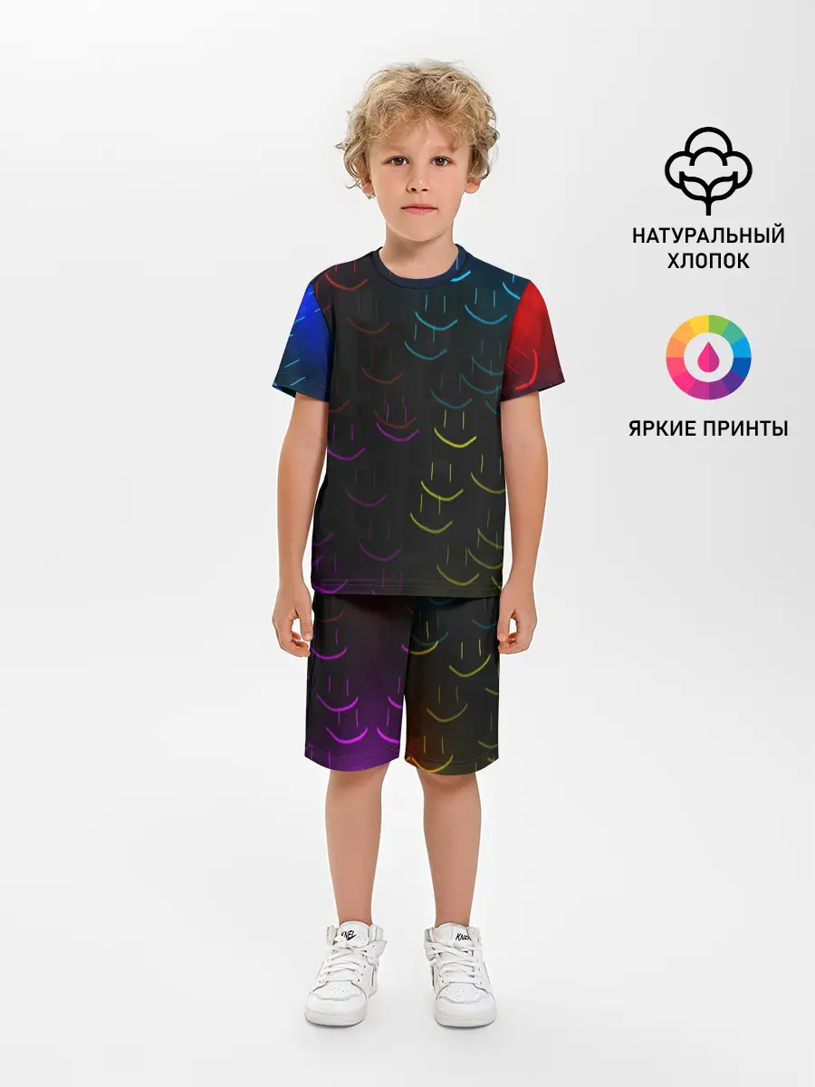 Детская пижама с шортами / Rainbow smile