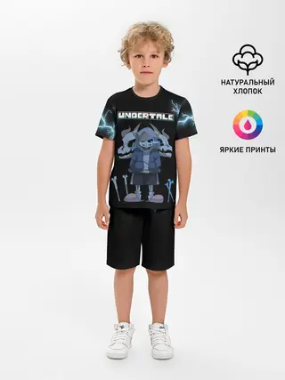 Детская пижама с шортами / Undertale.