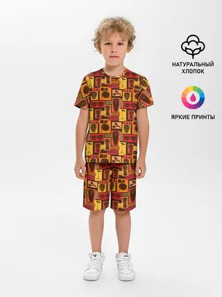 Детская пижама с шортами / Ударные Инструменты