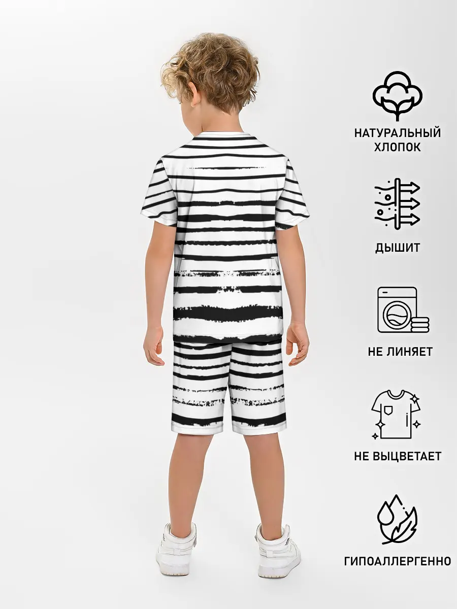 Детская пижама с шортами / СЕВЕРНЫЙ ФЛОТ ТЕЛЬНЯШКА ВМФ