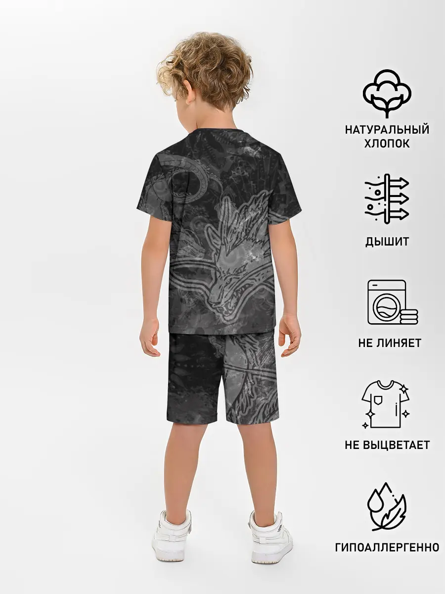 Детская пижама с шортами / Haku Dragon