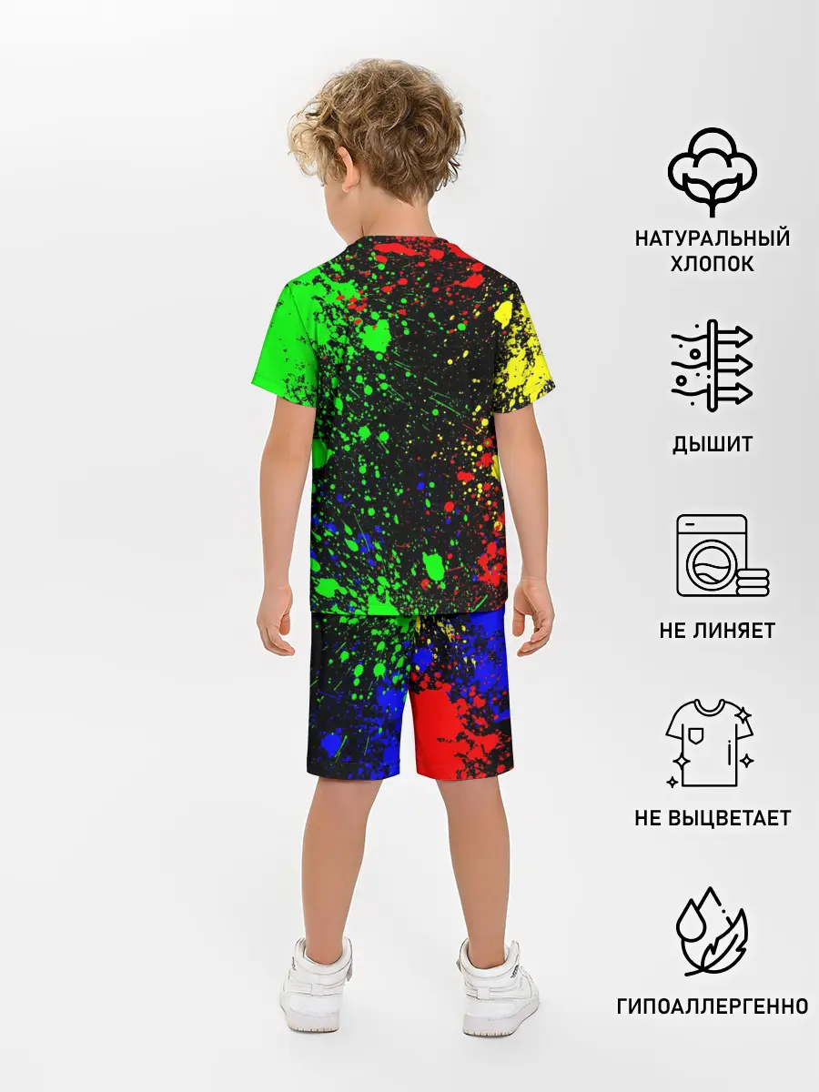Детская пижама с шортами / AMONG US