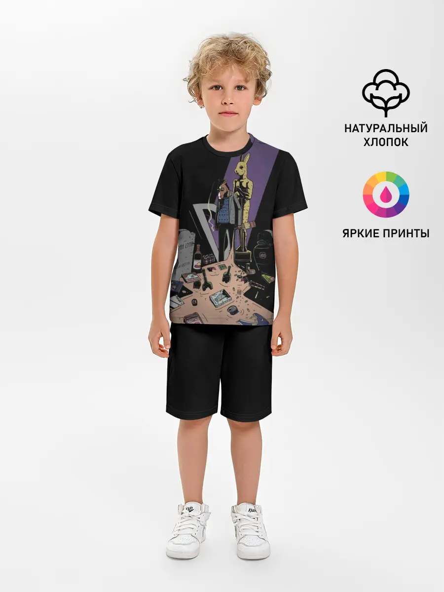 Детская пижама с шортами / Конь БоДжек #3