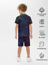Детская пижама с шортами / Настроение узоры