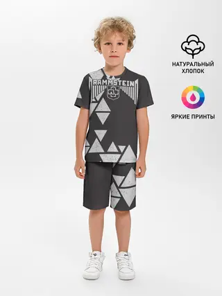 Детская пижама с шортами / Rammstein