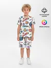 Детская пижама с шортами / Бейблэйд паттерн