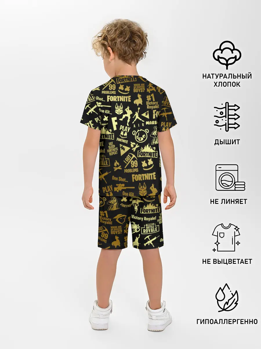 Детская пижама с шортами / FORTNITE | ФОРТНАЙТ