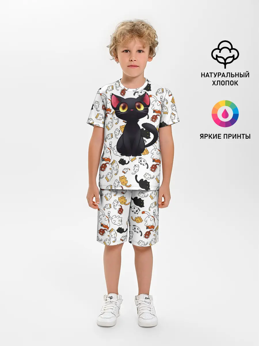 Детская пижама с шортами / Котэ | Котята