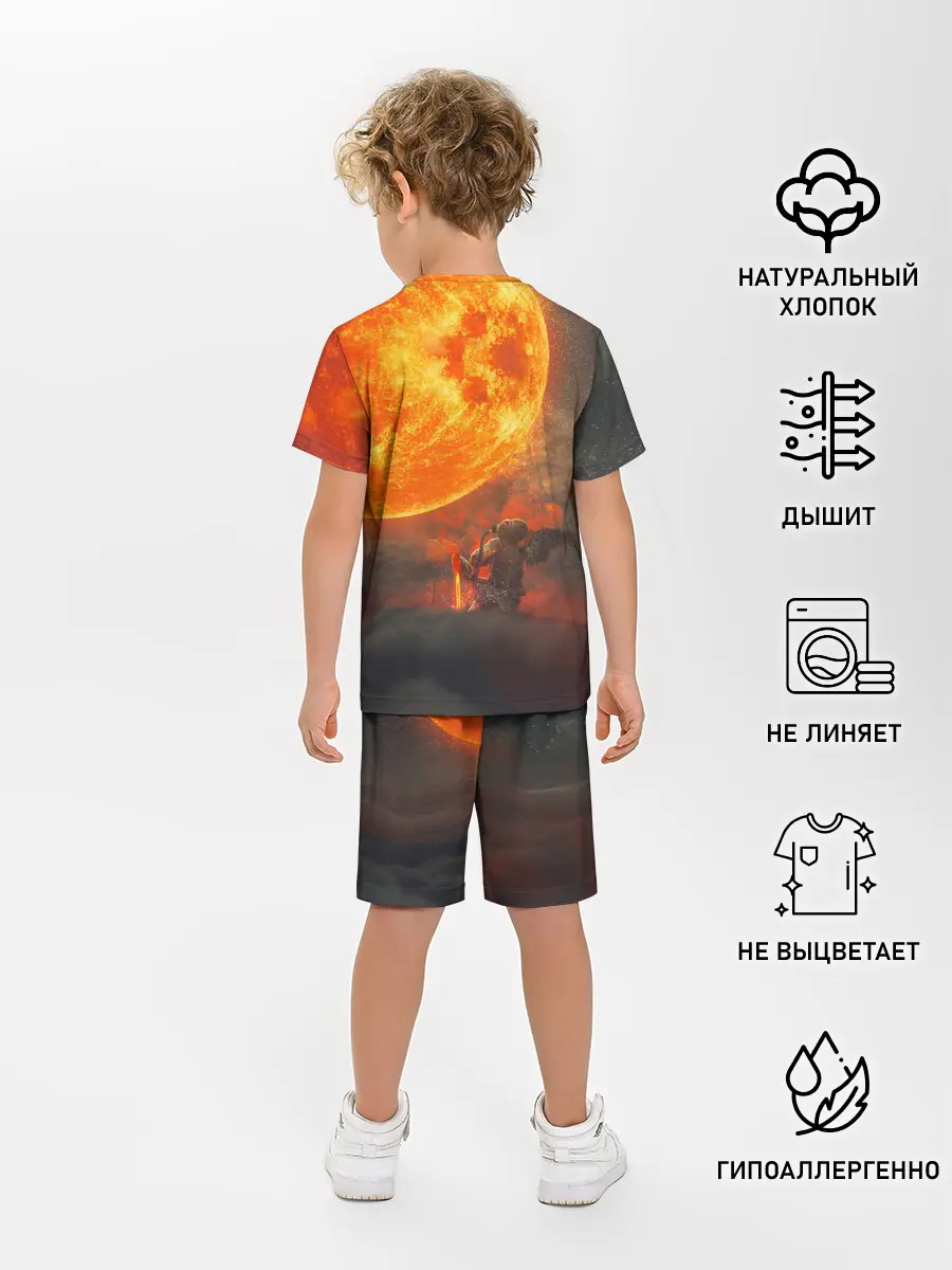 Детская пижама с шортами / РАДИАЦИОННОЕ СОЛНЦЕ