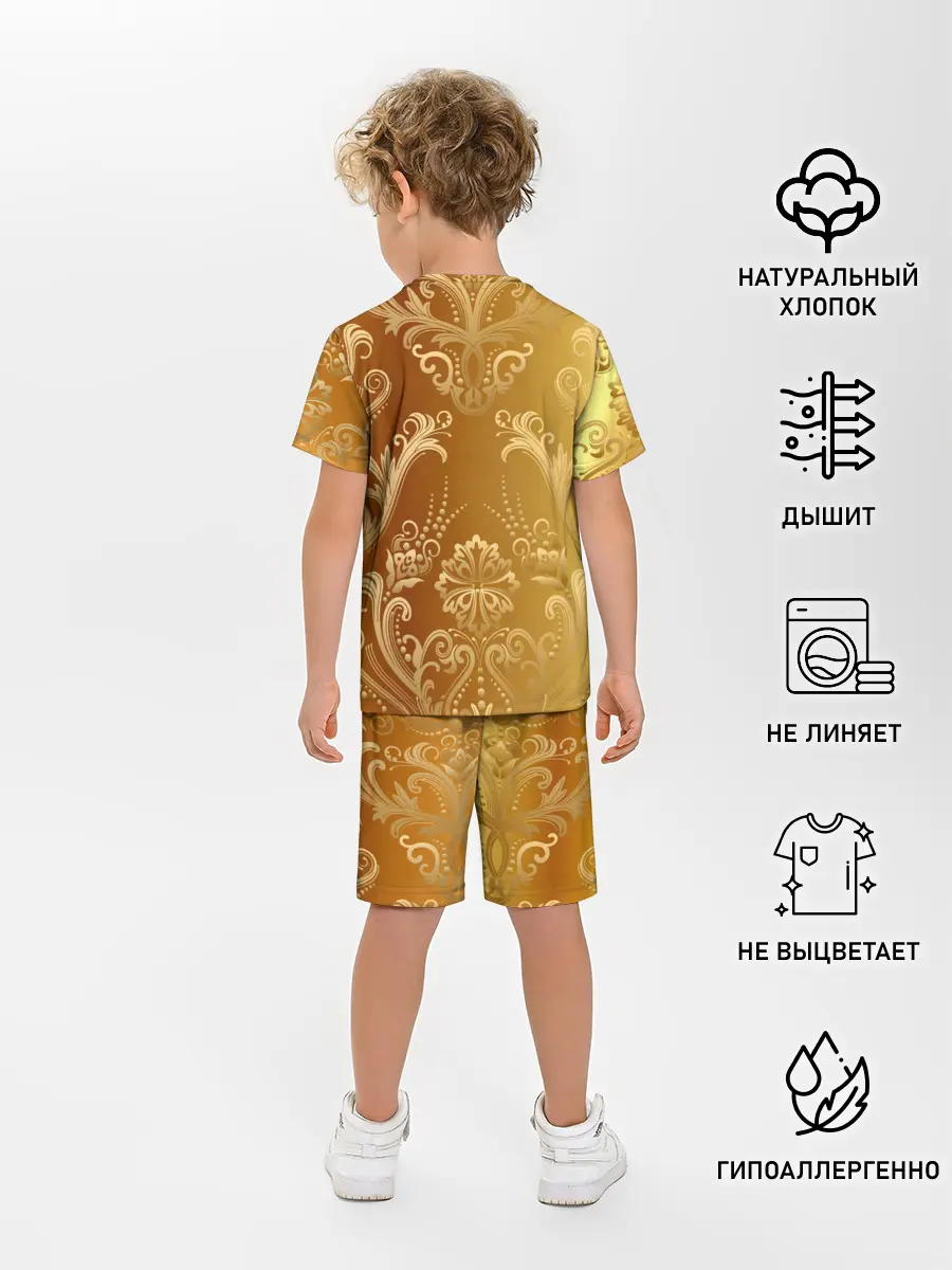Детская пижама с шортами / ЗОЛОТОЙ УЗОР.