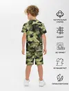 Детская пижама с шортами / Милитари