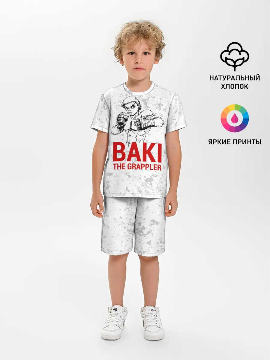 Детская пижама с шортами / Baki the Grappler