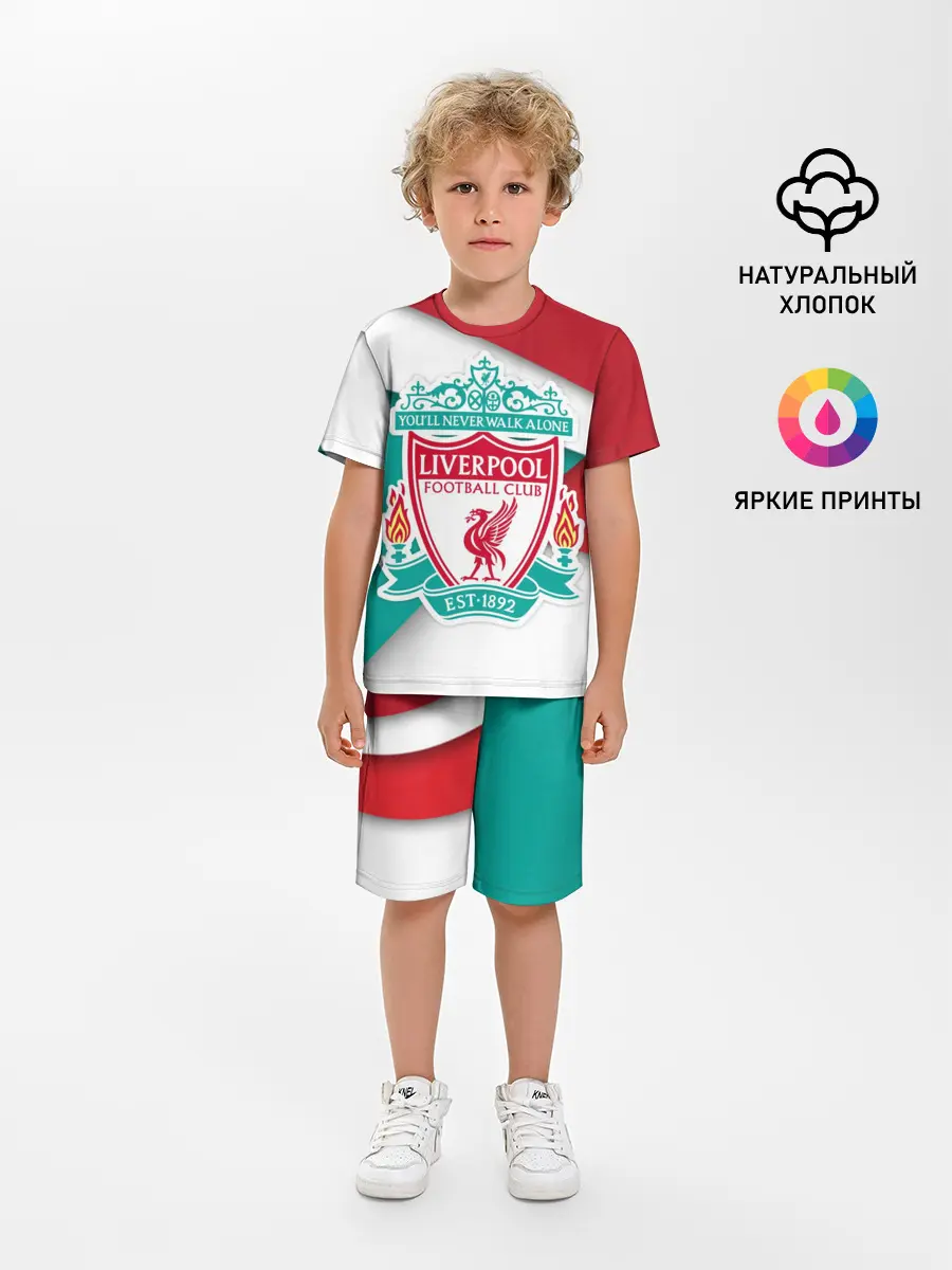 Детская пижама с шортами / Ливерпуль формы