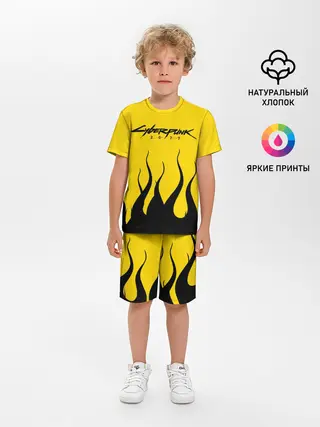 Детская пижама с шортами / CYBERPUNK 2077