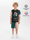 Детская пижама с шортами / Among us в Игре в кальмара