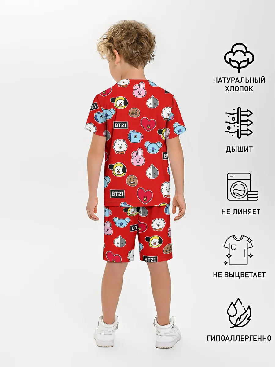 Детская пижама с шортами / BTS