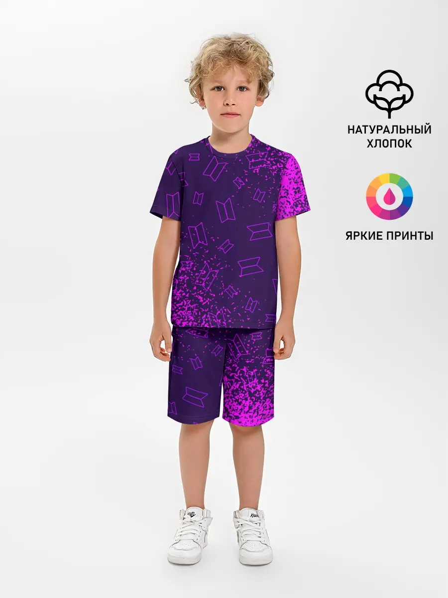 Детская пижама с шортами / BTS / БТС