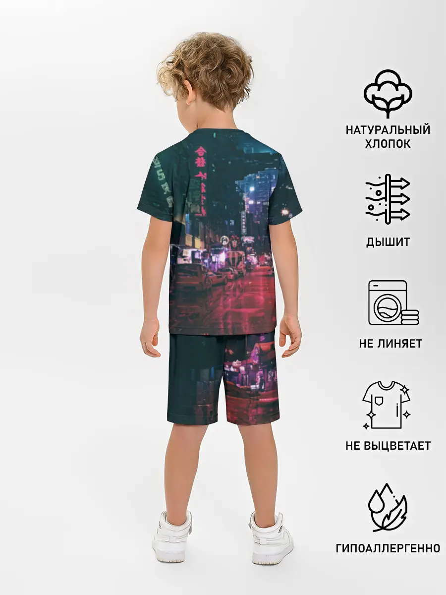 Детская пижама с шортами / Cyberpunk 2077