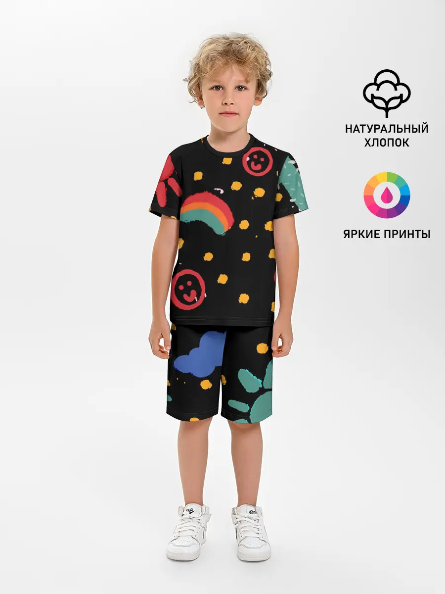 Детская пижама с шортами / беззаботное детство