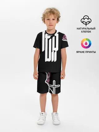 Детская пижама с шортами / DEMON HELLTREST