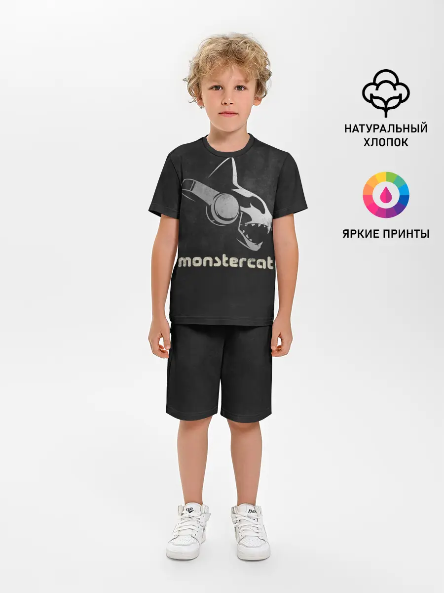 Детская пижама с шортами / Monstercat