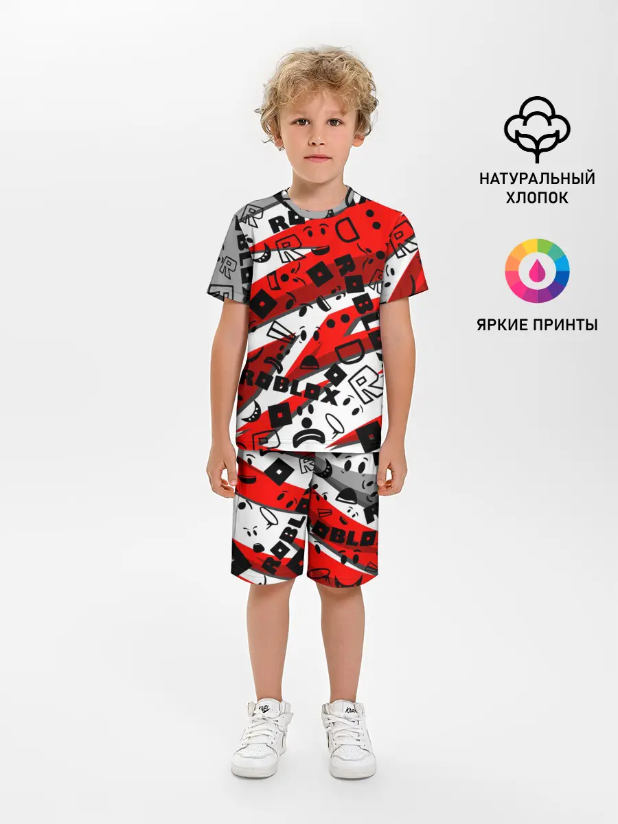 Детская пижама с шортами / Roblox