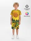 Детская пижама с шортами / Подсолнух