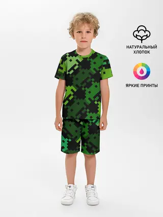 Детская пижама с шортами / Space Invaders