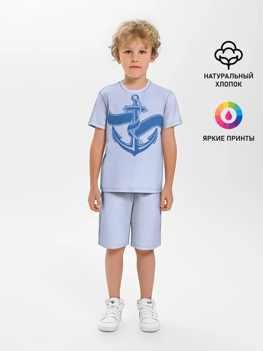 Детская пижама с шортами / Якорь