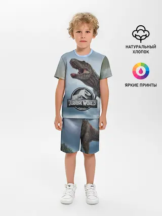 Детская пижама с шортами / Jurassic World | Мир Юрского периода