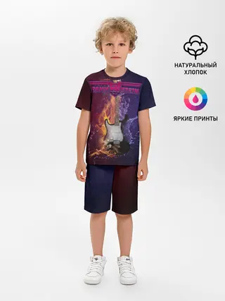 Детская пижама с шортами / Rammstein