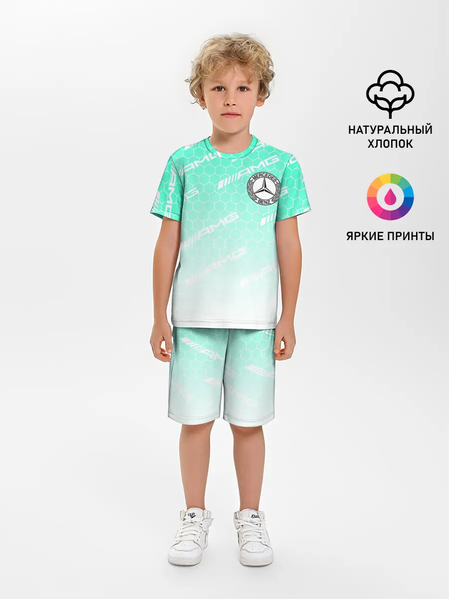 Детская пижама с шортами / MERCEDES BENZ AMG