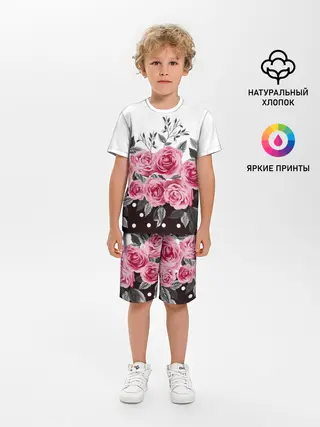 Детская пижама с шортами / Rose Trend