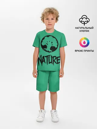 Детская пижама с шортами / Emblems Nature