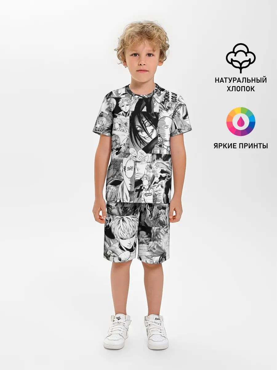Детская пижама с шортами / One-Punch Man