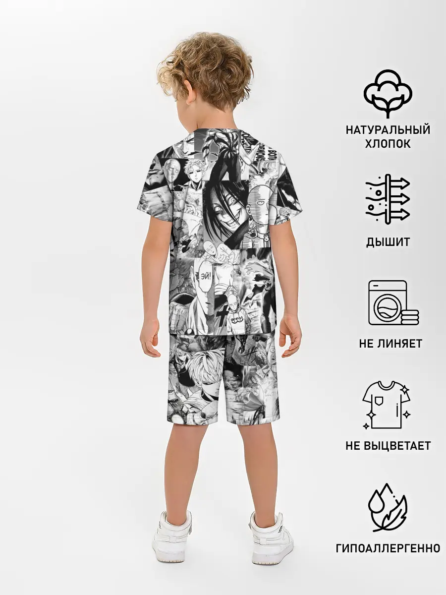 Детская пижама с шортами / One-Punch Man